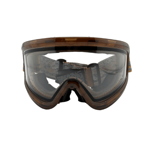 qls-ice-brown.png JT Qls Ice Brown Paintball Goggle Frame w/ Clear Lens & Strap – Quick Change Lens System