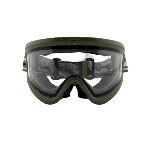 qls-olive-1.png JT Qls Olive Paintball Goggle Frame w/ Clear Lens & Strap – Quick Change Lens System