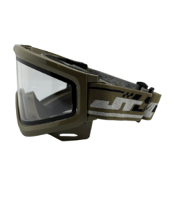 JT Qls Olive Paintball Goggle Frame w/ Clear Lens & Strap – Quick Change Lens System