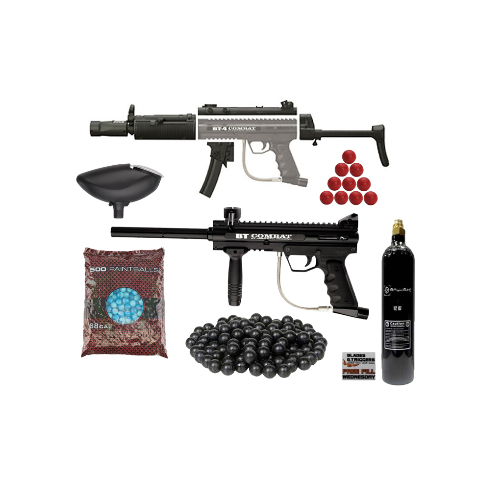 1-4.jpg Empire BT4 Combat Paintball Marker Black With Delta Elite Upgrade Combo