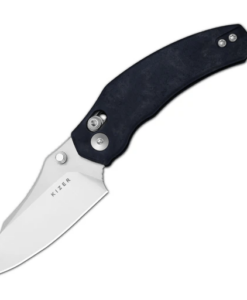 Kizer Mini Bulldog V3672SA – Blue Canyon Richlite Handle Folding Knife