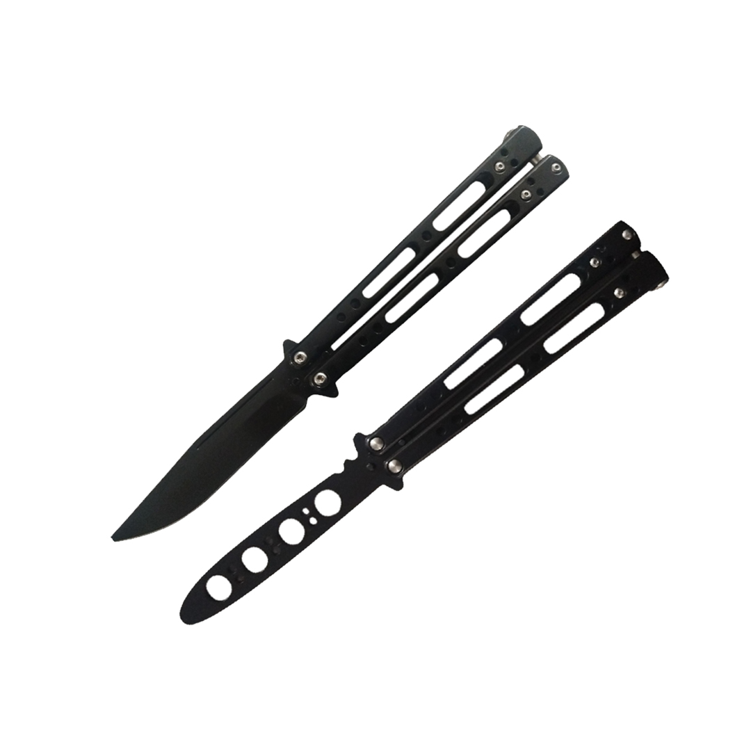 6-5.jpg FAS6-3 Butterfly Knife Black With Trainer Combo