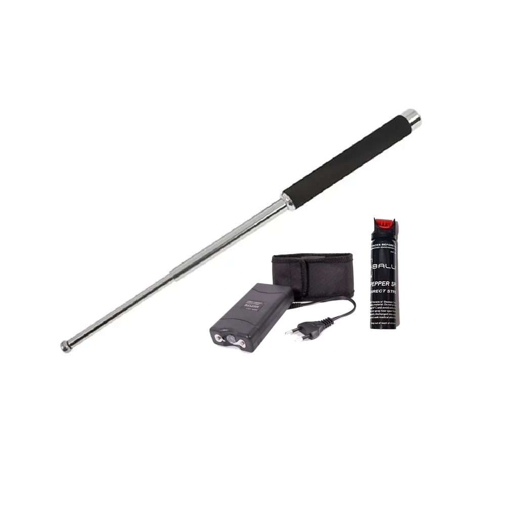 7-1.jpg Solid Baton Medium 21-Inch Black -4413 Combo