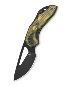 Bestechman Triassic BMK17F –Black PVD Blade & Amber Ultem Handle Folding Knife