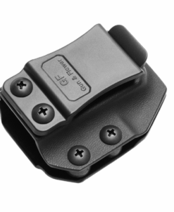 9mm double stack magazines IWB, Kydex, 1.5 inch plastic clip, Right Hand, Black