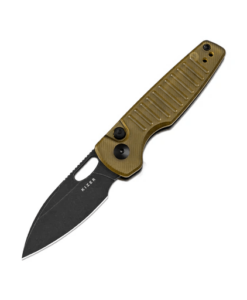 Kizer Parakeet V2706A1 Yellow Handle Nitro-V Black PVD Blade Folding Knife