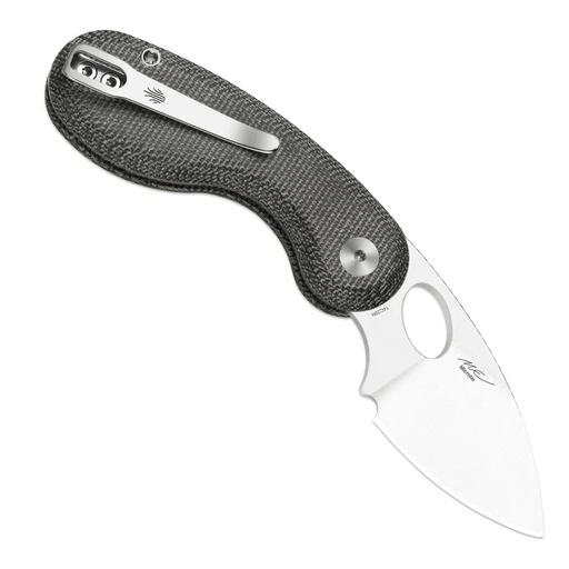 V2742A2-1.png Kizer Microbe V2742A2 Button Liner Lock Folding Knife
