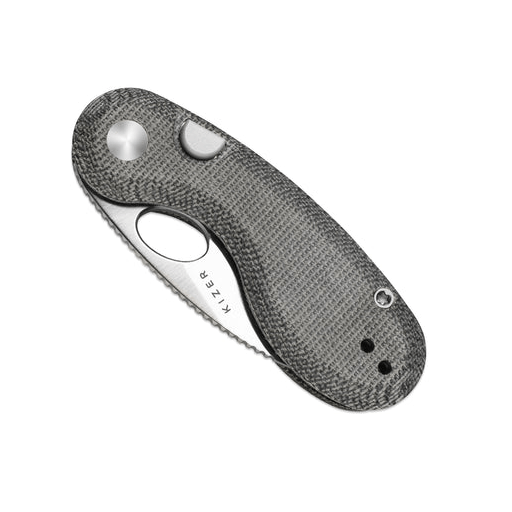 V2742A2-2.png Kizer Microbe V2742A2 Button Liner Lock Folding Knife