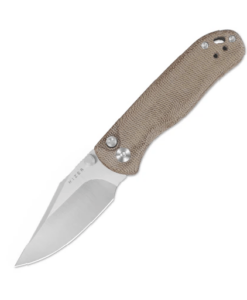 Kizer Drop Bear 2 V3619.2CC1– Brown Micarta Handle Folding Knife