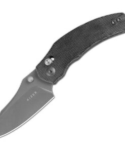 Kizer Mini Bulldog V3672SA2 – Black Micarta Handle Folding Knife