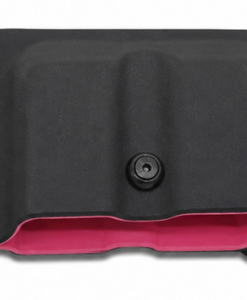 R&F Holster 9mm Double Stack Magazine Carrier OWB – Black Outside / Red Inside – Right Hand – RF-KMD21DP