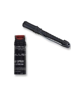 SELF DEFENSE 14OZ LEATHER BILLY WITH HAND STRAP COMBO