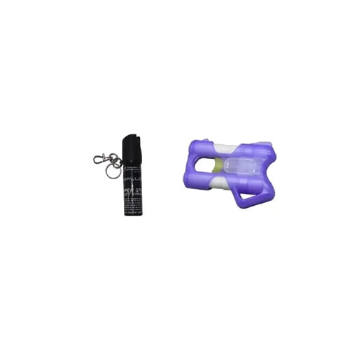 8978978908-1.jpg GUARDIAN ANGEL 3 LIVE UNIT PURPLE + PEPPER SPRAY COMBO