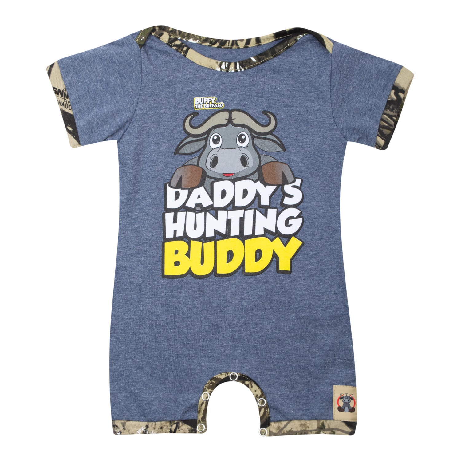 Baby-Grow-2-1.jpg SNIPER INFANT GROWER "DADDY'S HUNTING BUDDY" - DENIM