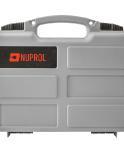 Nuprol Essential Pistol Case IP65 Grey - Pick & Pluck Foam Protective Airsoft Gun Case
