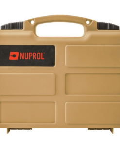 Nuprol Essential Pistol Case IP65 Tan - Wave Foam Protective Airsoft Gun Case NHC-02-TAN