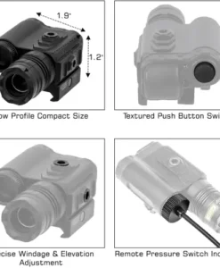 UTG INSTNT TARGET AIMING BULLDOT-COMPACT GREEN LASER SCP-LS289S