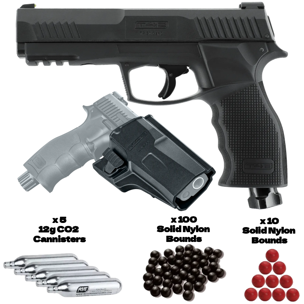 Umarex-T4E-TP50-Gen2-13-Joules-Self-Defense-Pistol-0.50cal-2.4066-Field-Ready-Package.png Umarex T4E TP50 Gen2 13 Joules Self Defense Pistol 0.50cal - 2.4066 Field Ready Package