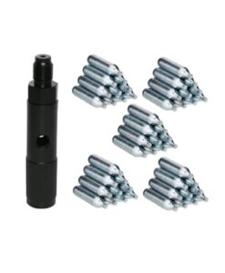 Adaptor 88g To 12g Co2 + 50 12g Co2 Cartridges