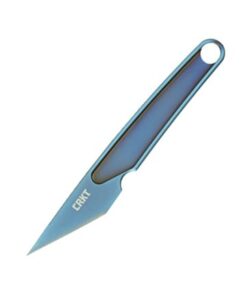 CRKT HangTi Blue Titanium Neck Knife (7065)