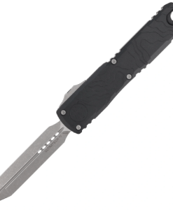 Microtech Ultratech Spartan Gen IV Topographic Deep Engraved Apocalyptic OTF Knife – 12234TP-10AP