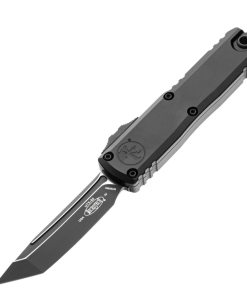 Microtech UTX-85 Gen IV T/E Standard Black Tactical OTF Knife – 12334-1T