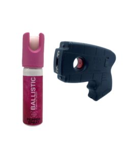 Akis Pro Series Rechargeable Pistol Series Stun Gun With Pepper Spray Combo