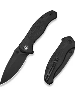 CIVIVI Vyrent - Black G10 Contoured Handle; Black Stonewashed Nitro-X7 Blade - C25037-1