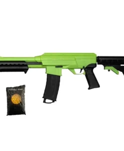 JT SplatMaster Z18 Marker Green 0.50 Cal - Mag Fed Kiddies Combo